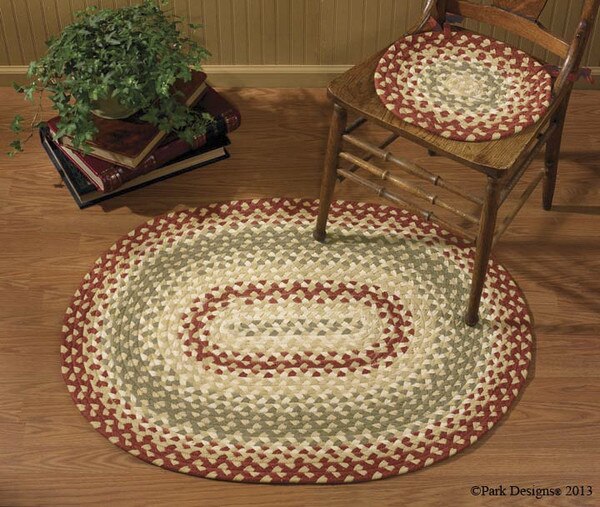 Mill Village Braided Chair Pad Park Designs